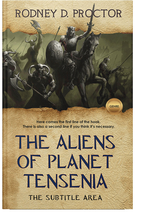 Front view of Straw #1702 - Premade Science Fiction Book Cover