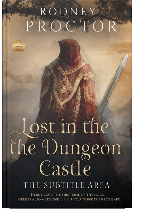 Front view of Dune #1709 - Premade Fantasy Book Cover