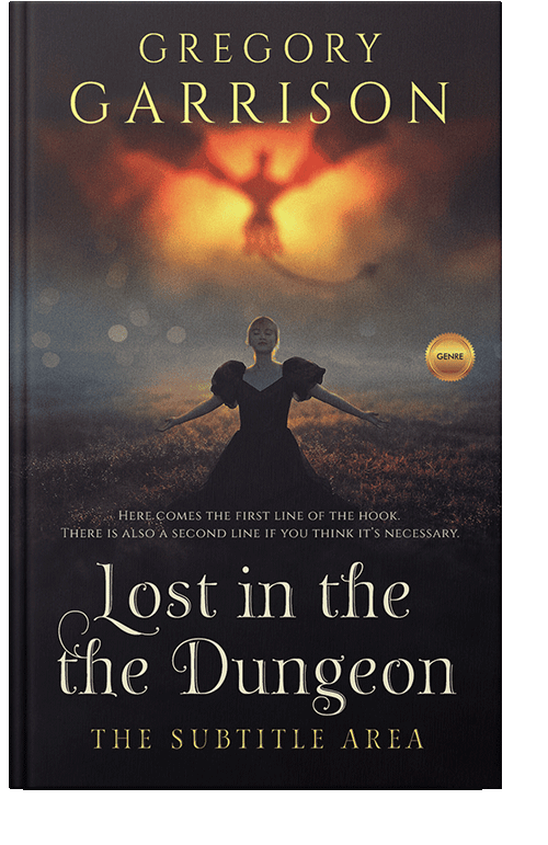 Front view of Thunder #1713 - Premade Fantasy Book Cover