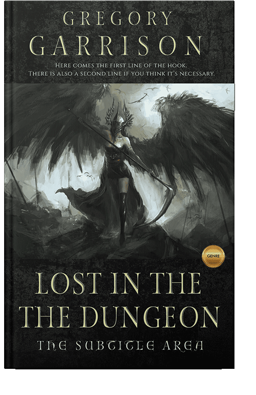 Front view of Heavy Metal #1717 - Premade Fantasy Book Cover