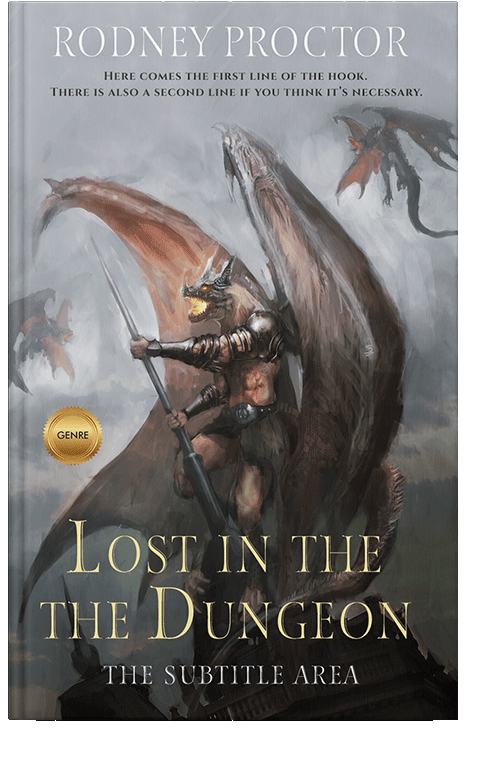 Front view of Masala #1719 - Premade Fantasy Book Cover