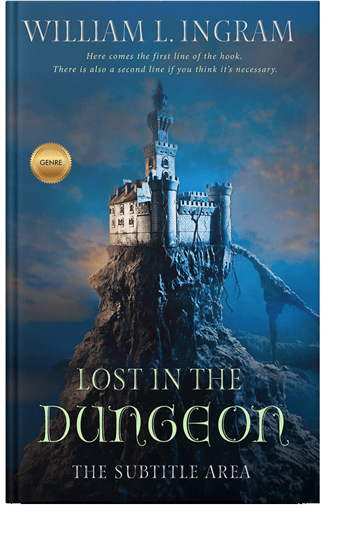 Front view of Biscay #1721 - Premade Historical Book Cover