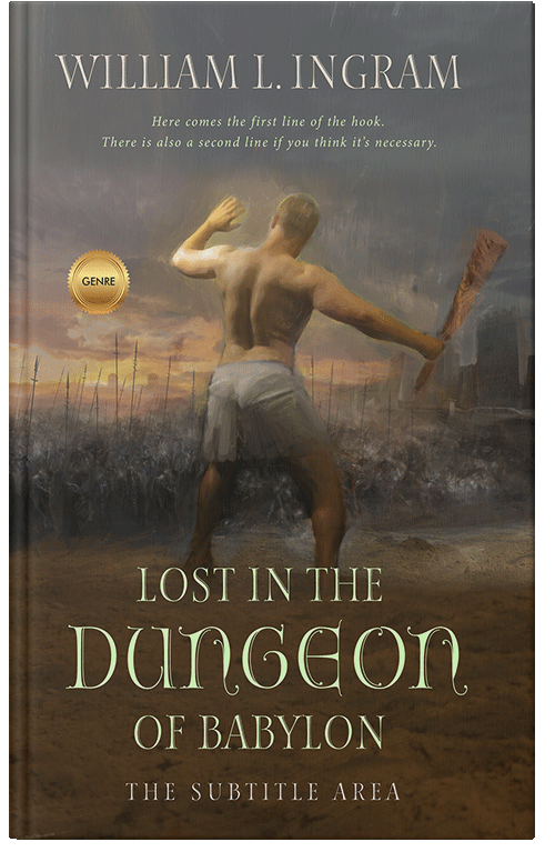 Front view of Premade Historical Book Cover - Judge Gray