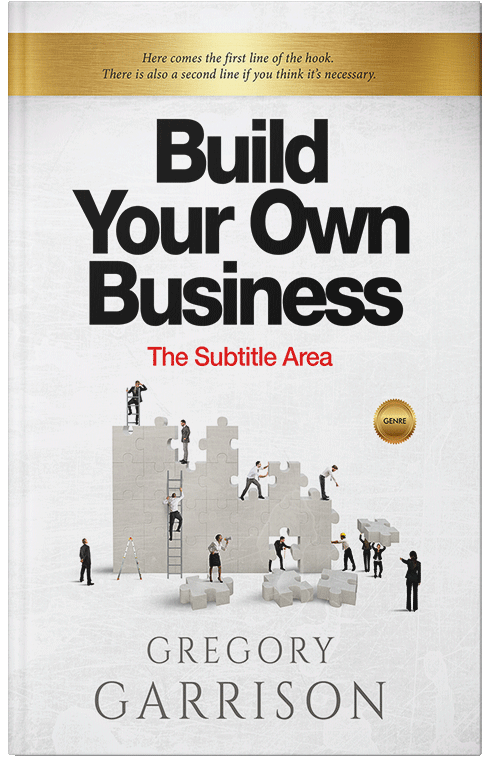 Front view of Cod Gray #1729 - Premade Self-Improvement & Self-Help Book Cover