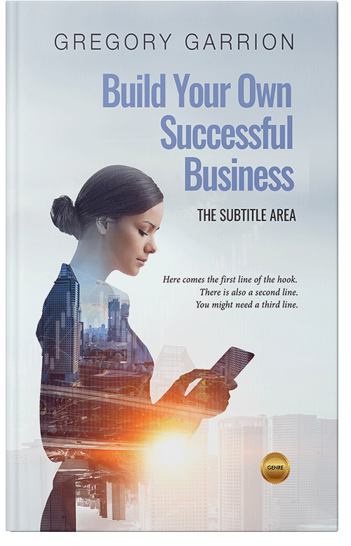 Front view of Iron #1732 - Premade Business Book Cover