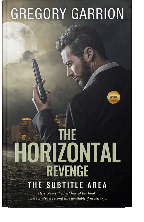 Front view of Bison Hide #1741 - Premade Mystery & Thriller & Suspense Book Cover