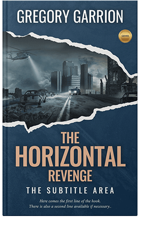 Pre Made Book Cover Nile Blue