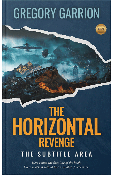 Front view of Nile Blue #1746 - Premade Historical Book Cover