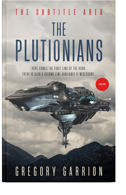 Front view of Ash #1756 - Premade Science Fiction Book Cover