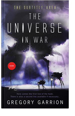 Pre Made Book Cover Lavender Gray