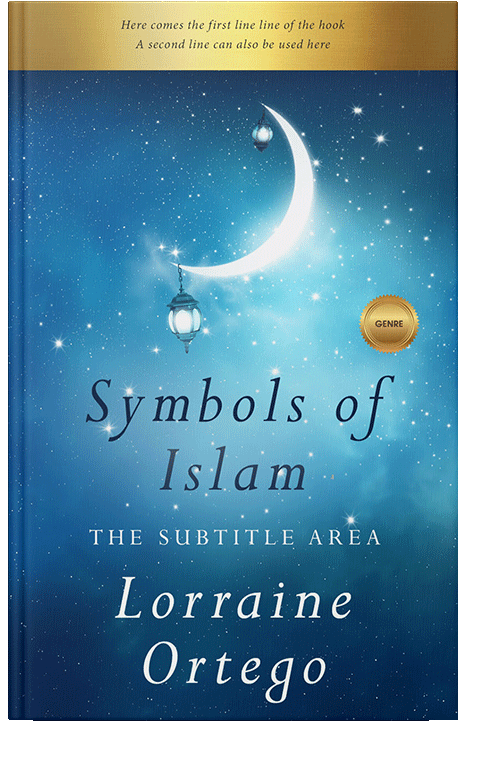 Front view of Venice Blue #1770 - Premade Religion & Spirituality Book Cover