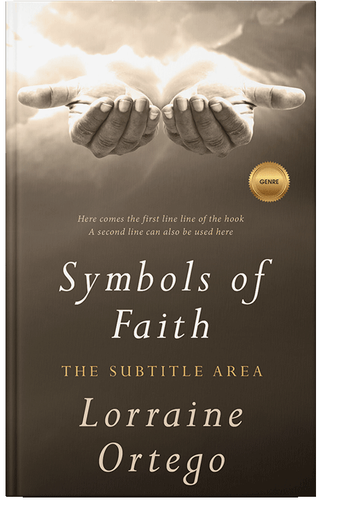 Front view of Mondo #1771 - Premade Religion & Spirituality Book Cover