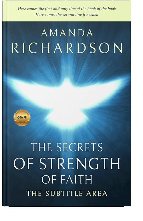 Front view of Biscay #1772 - Premade Religion & Spirituality Book Cover