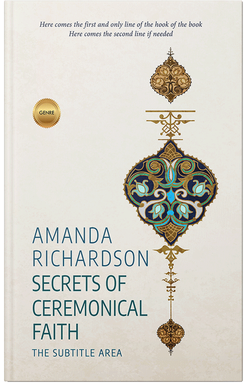 Front view of Pampas #1778 - Premade Religion & Spirituality Book Cover