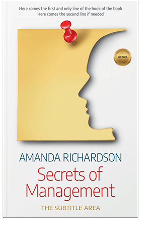 Pre Made Book Cover Golden Sand