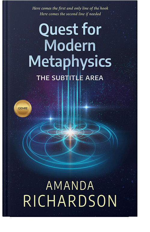 Front view of Black Pearl #1786 - Premade Religion & Spirituality Book Cover