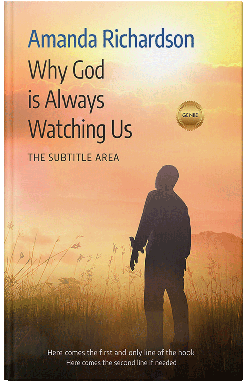 Front view of Premade Health & Mind & Body Book Cover - Bistre