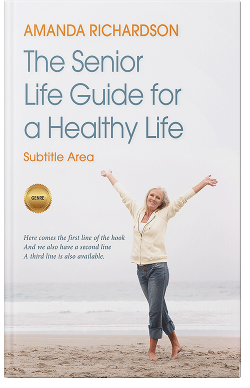 Front view of Premade Health & Mind & Body Book Cover - Ebb