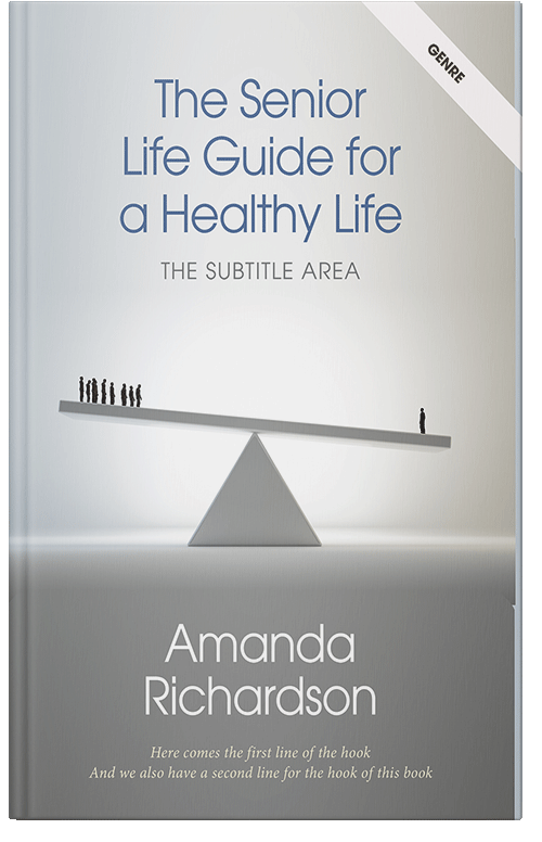 Front view of Premade Business Book Cover - Pumice