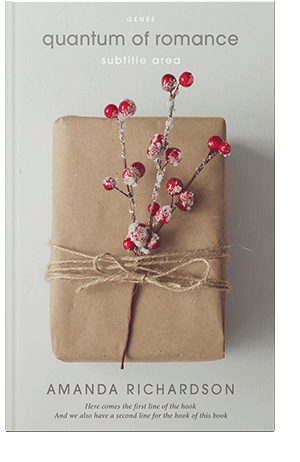 Pre Made Book Cover Swirl