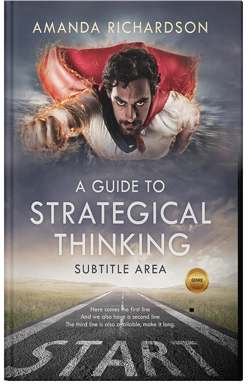 Front view of Premade Business Book Cover - Scorpion