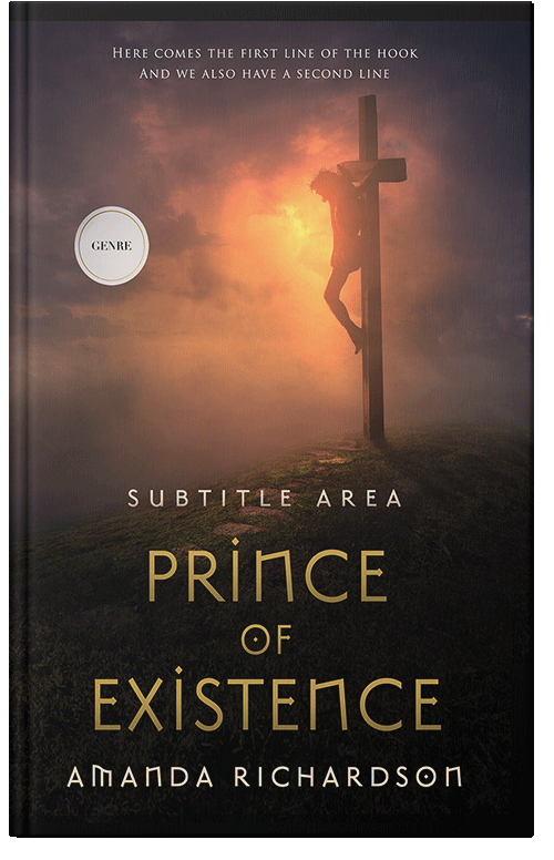 Front view of Cocoa Brown #1831 - Premade Religion & Spirituality Book Cover