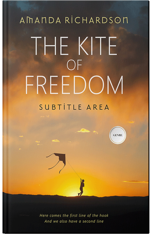 Front view of Zeus #1836 - Premade Literary Fiction Book Cover