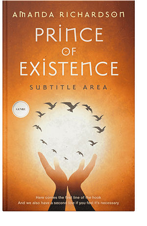 Pre Made Book Cover Ochre