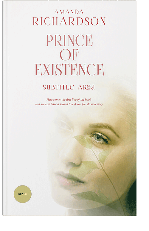 Front view of Ecru White #1847 - Premade Health & Mind & Body Book Cover