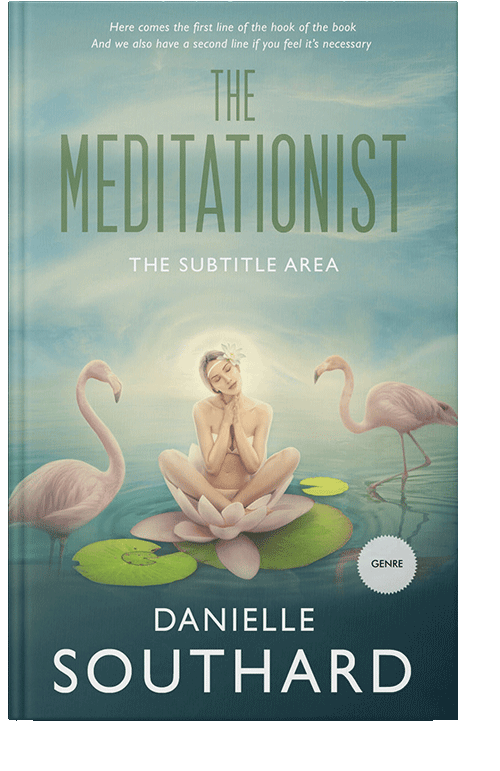 Front view of Pewter #1857 - Premade Religion & Spirituality Book Cover