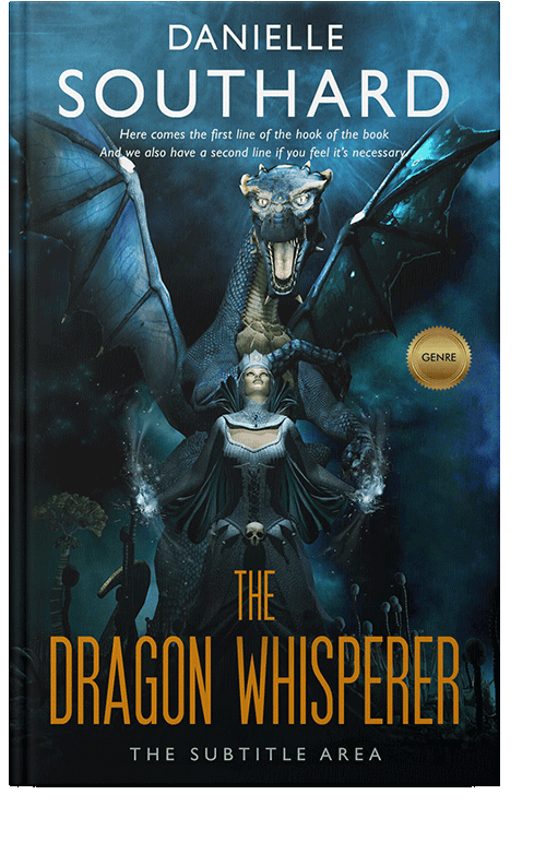 Front view of Firefly #1860 - Premade Fantasy Book Cover