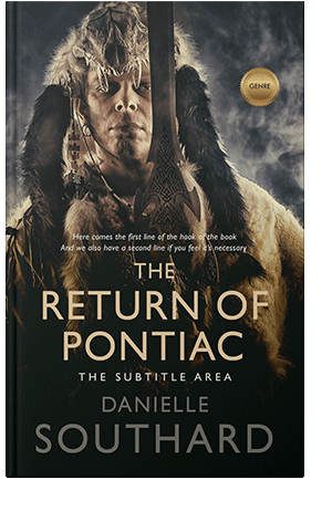 Pre Made Book Cover Indian Khaki