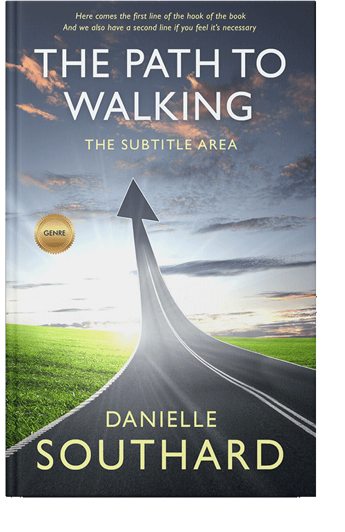 Front view of River Bed #1868 - Premade Self-Improvement & Self-Help Book Cover