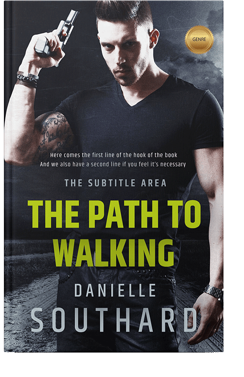 Front view of Pine Glade #1876 - Premade Action & Adventure Book Cover