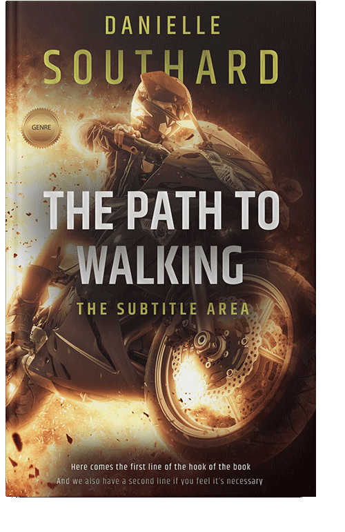 Front view of Calico #1878 - Premade Action & Adventure Book Cover