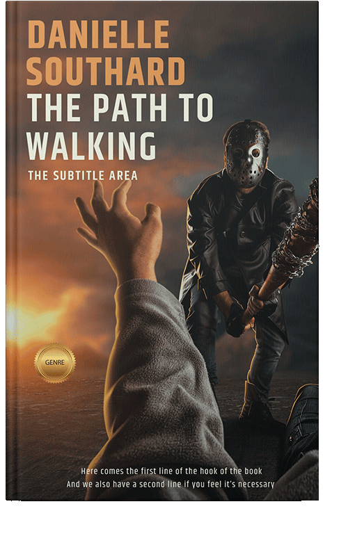 Front view of Taupe #1882 - Premade Mystery & Thriller & Suspense Book Cover