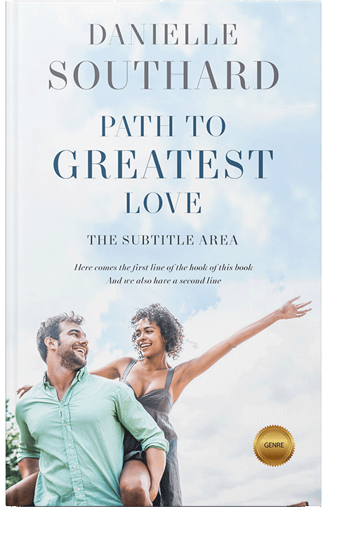 Front view of Catskill White #1893 - Premade Romance Book Cover