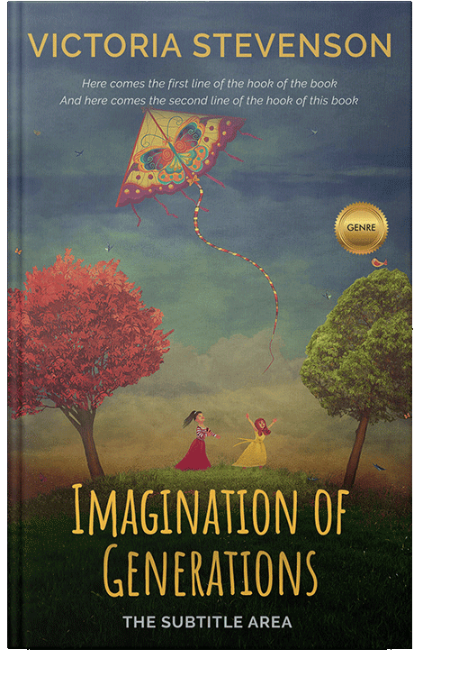 Front view of Corduroy #1899 - Premade Fantasy Book Cover