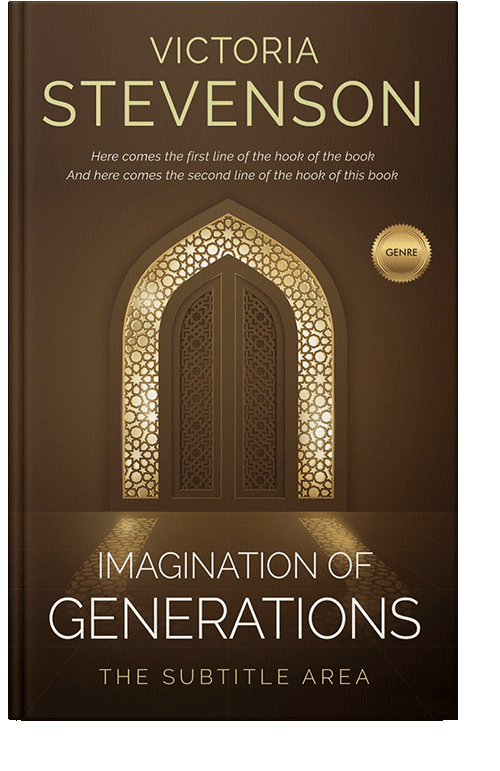 Front view of Deep Oak #1901 - Premade Religion & Spirituality Book Cover