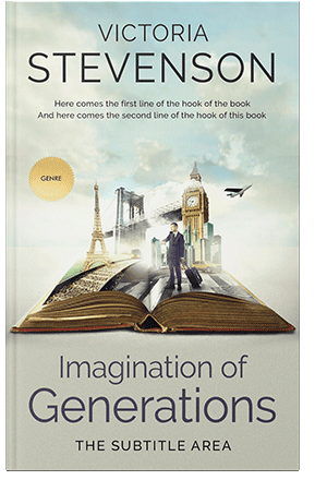 Pre Made Book Cover Periglacial Blue