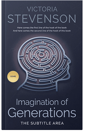 Pre Made Book Cover Ebony Clay