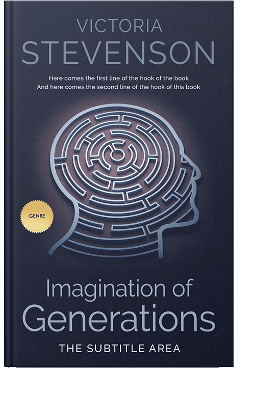 Front view of Ebony Clay #1910 - Premade Health & Mind & Body Book Cover