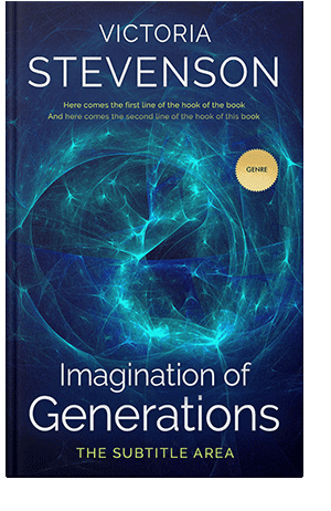 Pre Made Book Cover Gulf Blue