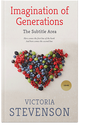 Pre Made Book Cover Pearl Bush