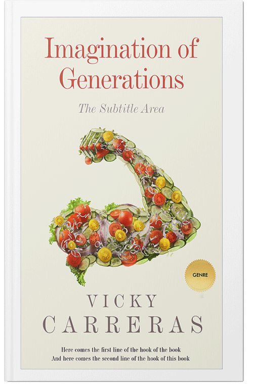 Front view of Premade Health & Dieting & Fitness Book Cover - Spring Wood