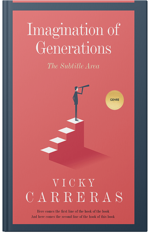 Front view of Sunglo #1924 - Premade Business Book Cover