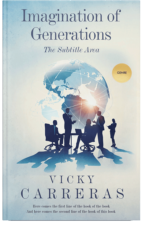 Front view of Gray Nurse #1925 - Premade Business Book Cover