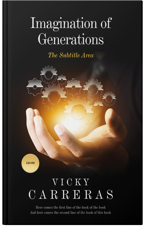 Front view of Premade Business Book Cover - Night Rider