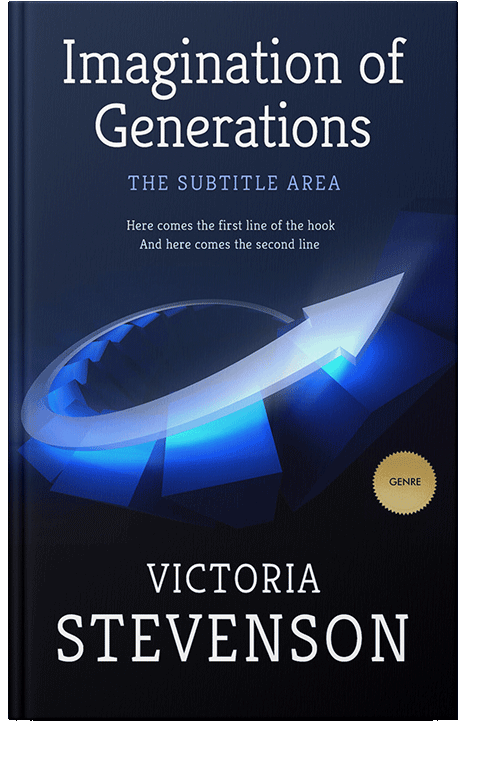 Front view of Black Pearl #1928 - Premade Business Book Cover