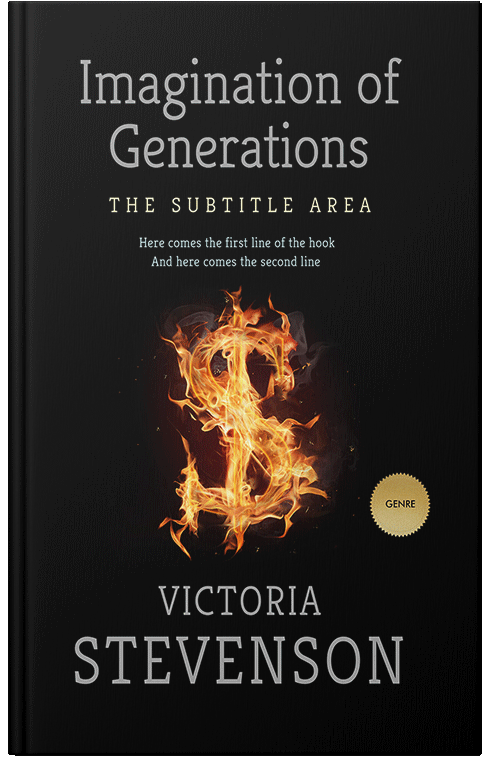 Front view of Premade Business Book Cover - Whiskey